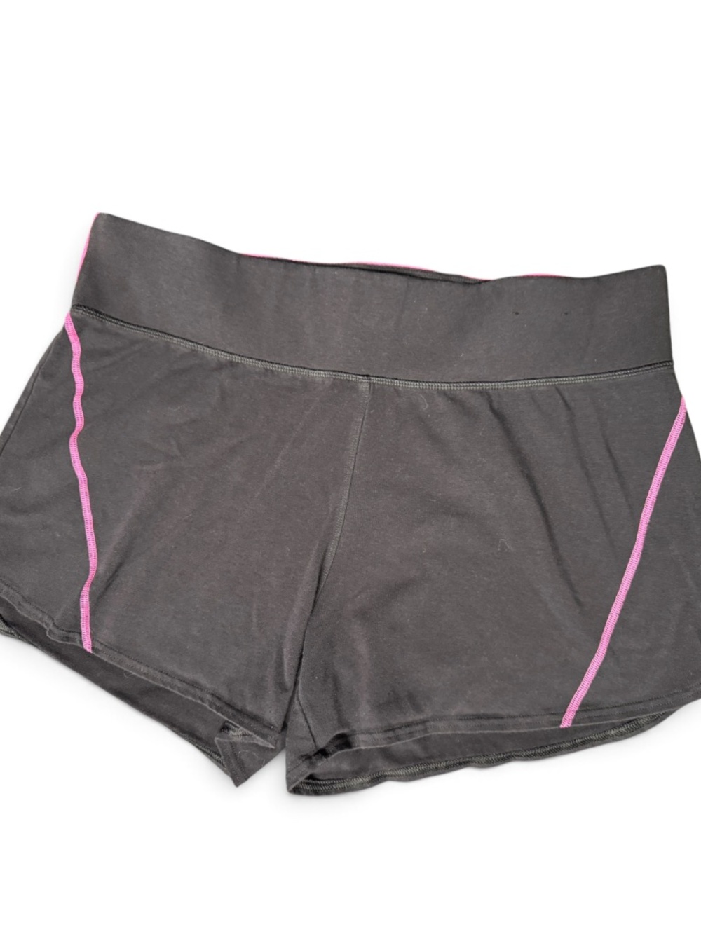 FILA Sport Athletic Shorts XL Black Pink Stretch Workout Running Gym